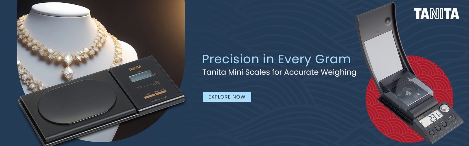 Tanita jwellery scale Banner